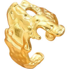 Shein 1pc Baroque Style Irregular Shape Stainless Steel Unisex Ring