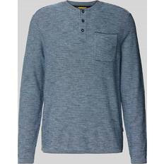 Camel Active Sweatere Camel Active Pullover 1/1 Arm Mand Elemental Blue Overgangsjakker - Blue