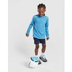 Under Armour Tech Twist 1/4 Zip Top Shorts Set Children - Blue