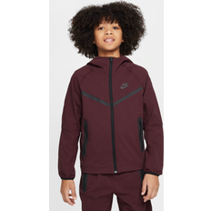 Nike Tech Older Kids' Woven Jacket - Red