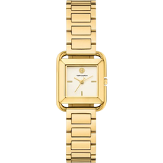 Tory burch women watch Tory Burch Kira Square Gold-Tone Stainless Steel Watch