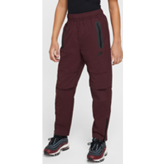 Nike Tech Older Kids' Woven Trousers - Red