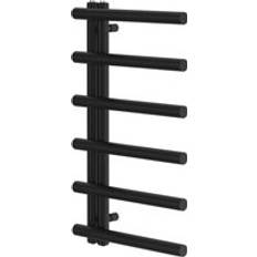 Heated Towel Rails Wholesale Domestic Colore Mason Matt 850mm x 500mm Designer Heated Towel Rail Black