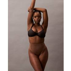 Fajas Calvin Klein High Waisted Shapewear Thong - Brown