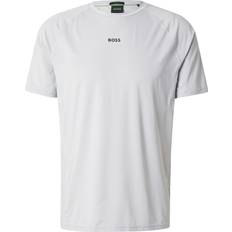 Grey - Women T-shirts BOSS Active T-Shirt - Light Grey