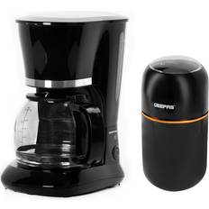 Geepas 1.5L Filter Coffee Machine and Coffee Grinder