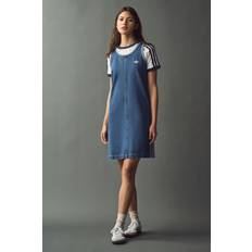 Denim - Women Dresses adidas Adicolor Denim 3-Stripes Tank Dress - Blue