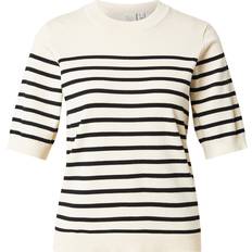 Y.A.S Dam Tröjor Y.A.S lena SS Knit Pullover S Noos - Grå