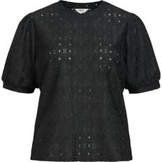 Blonde Bluser Object Bluse OBJLAILA - Sort
