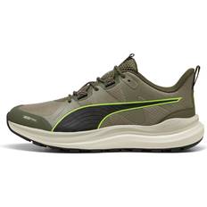 Puma Brun Sportssko Puma Reflect Lite Trail Running Shoes - Khaki/Neongrøn/Sort