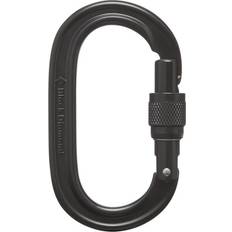 Black Diamond Karabiner & Quickdraws Black Diamond Oval Keylock Screwgate Biner