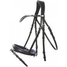 Red Bridles & Accessories Kavalkade Bridle Ocean Crank - Noir