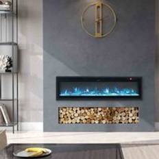 Garden Sanctuary 40 Inch 1500W Recessed Electric Fireplace