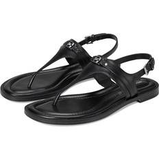 Michael Kors Sandaler Michael Kors Mandy Leather T-Strap Sandal - Black