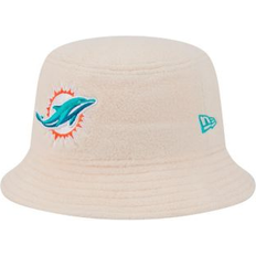 New Era Women's Cream Miami Dolphins Cozy Sherpa Bucket Hat - Cream