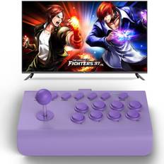 Pure Purple Joystick Controller 3-mode Connection