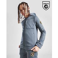 Zavetti Brushed Poly Full Zip Hoodie - Grey