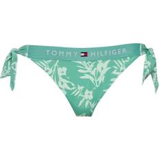 Tommy Hilfiger Dam Badkläder Tommy Hilfiger Bikinitrosa Cheeky Side Tie Bikini Print - Grön