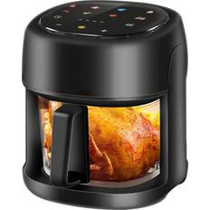Fritöser Varmluftsfritös 4,5 L Smart Luftfryer Med Full Pekskärm