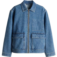 Denim/Jeanstyg Ytterkläder H&M Denim Jacket - Light Denim Blue