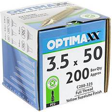 Optimaxx Optimaxx 50mm Woodscrews Box of 200 200pcs