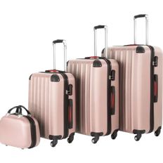 Equipajes tectake Juego De Maletas Pucci 4 Piezas