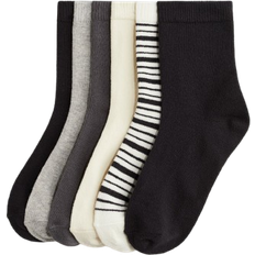 H&M Socks 5-pack - Dark Grey/Striped (1266530003)