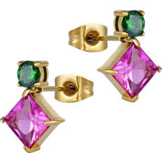 Smykker ANNEBRAUNER Princess Square Green/Rose
