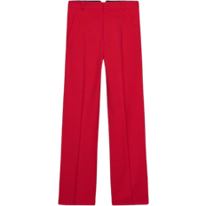 Zara High Waist Trousers - Bright Red