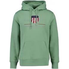 Gant Reg Arkiv Shield Hoodie - Kalamata Green
