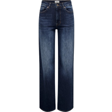 Only Jeans onlMadison Blush HW Wide Dnm Tai081 - Blå