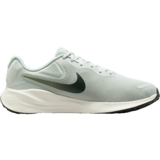 Nike Revolution 7 Wide Running Shoes - Light Silver/Light Army/Pale Ivory/Sequoia