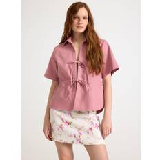 Lindex Short-Sleeved Blouse With Tie Knot Detail