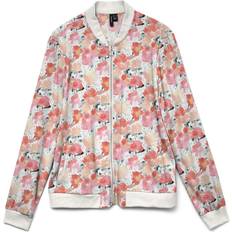 Dame - Turkis Blazere Vero Moda Vmcoco Bomberjakke - Turkis/Grøn/Hvid