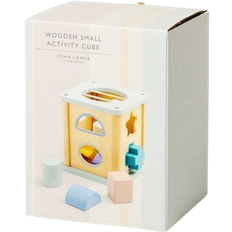 FSC (The Forest Stewardship Council) Shape Sorters John Lewis Wooden Small Activity Cube, FSC-Certified Wood