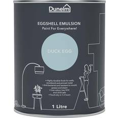 Dunelm Duck Egg Eggshell Emulsion Radiator Paint, Wall Paint Duck Egg 1L