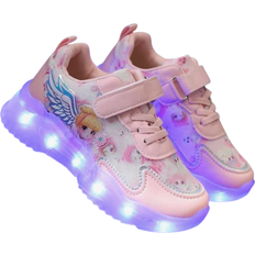 Summer shoes Barnskor Shein USB Charging LED Light-Up Sneakers, Colorful Luminescent Shoes With Rotating Buckle, Spring/Summer, Cartoon Design For Toddlers, Kids, Boys, Girls, Ho