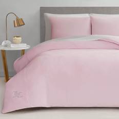 Juicy Couture Velour Comforter Set 3 Piece Bedspread Pink (25.4x228.6cm)