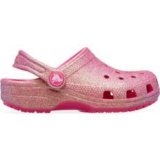 Crocs Sandaler Børnesko Crocs Classic Iridescent Glitter - Dragon Fruit