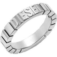Smycken Diesel Bague Acier Inoxydable Mixte - Gris Argenté