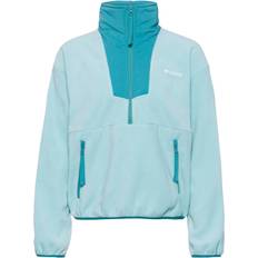 Dame - Turkis Sweatere Columbia Sequoia Grove 1/2 Zip Fleece Fleecesweatere - Safir/Lyseblå