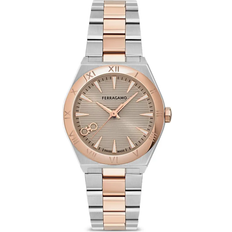 Ferragamo Vega Upper East Two-Tone Stainless Steel Bracelet Watch 28mm