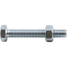 NKT Fasteners Stålsætskrue elforzinket M8 20 mm, 6 stk 6stk