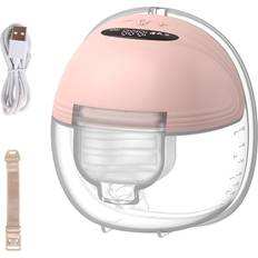 Silicone Breast Pumps Tomtop Jms Wearable Breast Pump for Breastfeeding 12 Suction Pink