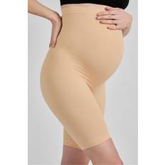 Dual Support Maternity Shorts Almond