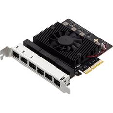 Tauoh 6 Ports PCIe 2.5 Gigabit Network Card RJ45 2500Mbps