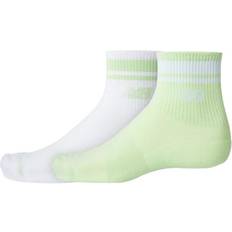 New Balance Run Repreve Ankle 2p Socks Löparstrumpor - Green/White