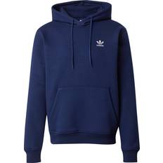 Adidas Blue Jumpers adidas Trefoil Essentials Hoodie - Night Indigo