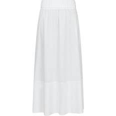 Neo Noir Yara Long Poplin Skirt - White