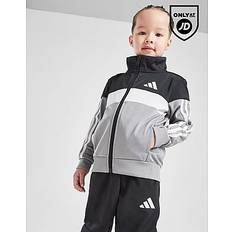 adidas Tiberio Full Zip Colour Block Tracksuit - Black